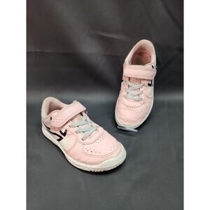 Artengo Girls Pink Sneakers Size 12.5C Athletic Low Tops Barbie